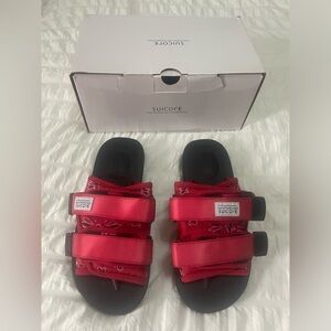 Red Bandana Suicoie slippers